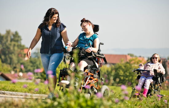 Spazieren im Grünen